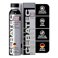 Oil Additive Cera Tec 3721 Ceramic Wear & Tear Protection for Petrol & Diesel Engines Smoother Engine Performance, Less Friction & Lower Fuel Consumption 300 ml
