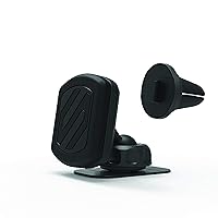 Scosche MAGDV-XTSP1 MagicMount Magnetic Dashboard Phone Mount and Vent Mount for Car, 360° Adjustable Magnet Head, Universal Cell Phone Holder, Compatible with iPhone, Samsung, and All Devices