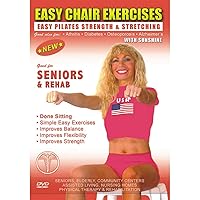 Seniors Exercise DVD: Senior / Elderly Sitting Exercises DVD, Easy Sitting PILATES Strength, Rehab & Physical Therapy. Seniors Elderly Exercises DVD. This Sitting Seniors Fitness DVD is Good also for Easy Osteoporosis Exercises, Diabetes Exercises, Arthritis Exercises, Alzheimer's Exercises DVD. Seniors Exercise DVD: Senior / Elderly Sitting Exercises DVD, Easy Sitting PILATES Strength, Rehab & Physical Therapy. Seniors Elderly Exercises DVD. This Sitting Seniors Fitness DVD is Good also for Easy Osteoporosis Exercises, Diabetes Exercises, Arthritis Exercises, Alzheimer's Exercises DVD. DVD