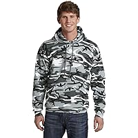 Port & Company Fleece Camo Pullover Hooded Sweatshirt