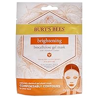 Burt's Bees Brightening Biocellulose Gel Face Mask, Mandarin