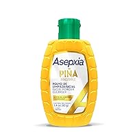 Asepxia Facial Cleanser Powder, Non-Abrasive Exfoliating Face Wash with Natural Pineapple Enzyme, Gentle Water-Activated Foaming Lather for Oily Skin, 1.4 oz