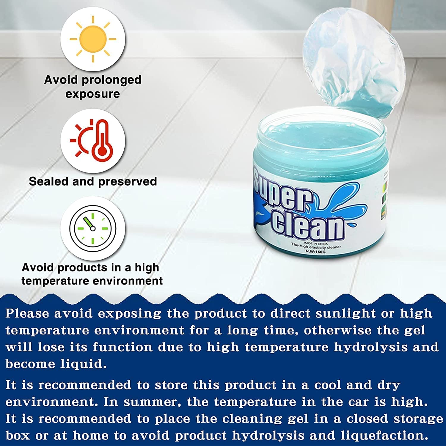 Car Cleaning Gel Car Detailing Kit Universal Car Air Vent Dust