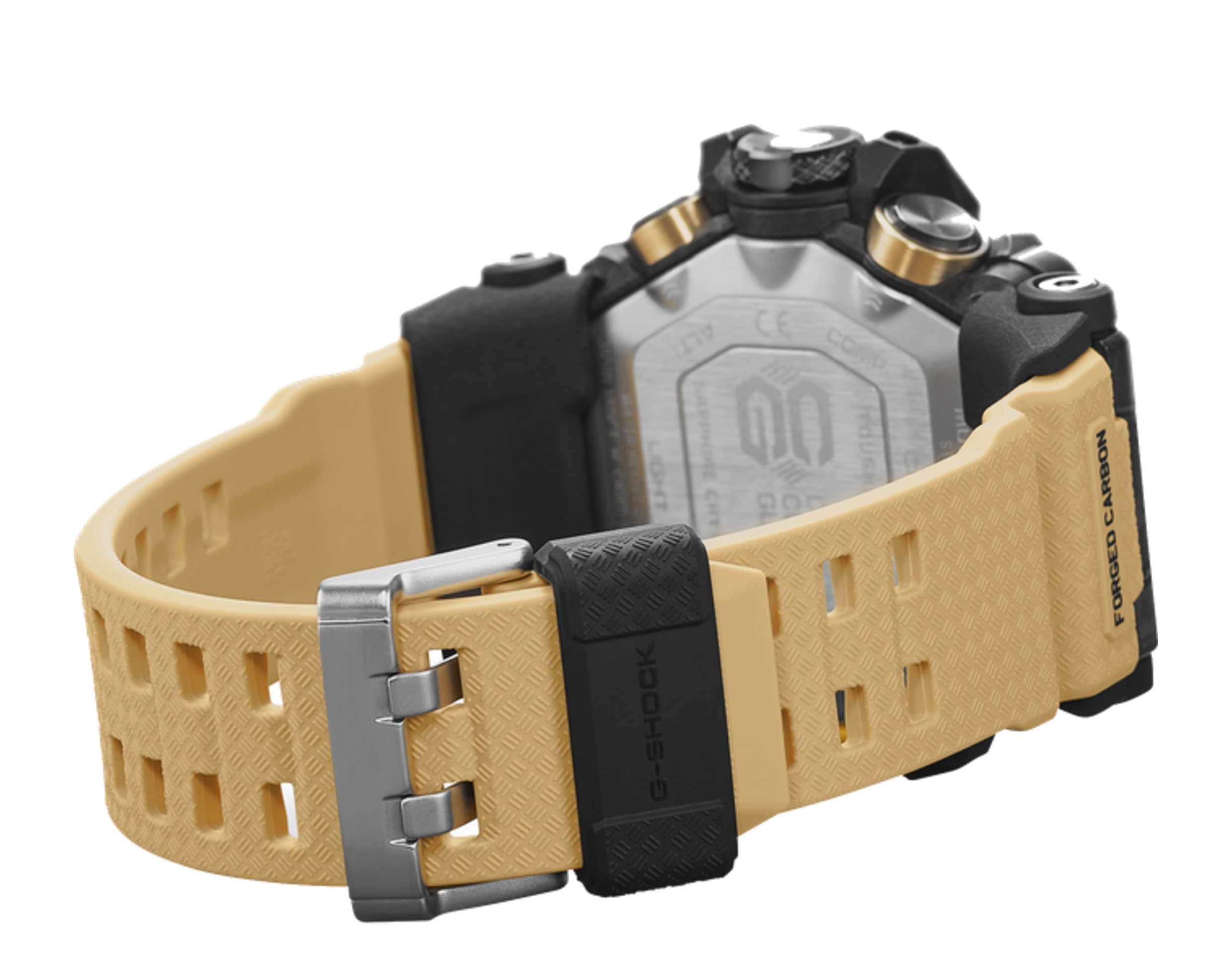 G-Shock New Thinner Carbon Mudmaster Watch, Solar Yellow