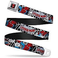Buckle-Down Seatbelt Belt - JRNY-Spider-Man in Action2 w/AMAZING SPIDER-MAN - 1.0