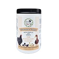 Fresh Eggs Daily Brewer's Yeast with Garlic Powder and Niacin for Ducks Ducklings Feed Supplement Vitamins for Backyard Chickens 1LB