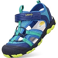 UOVO Boys Girls Sandals Kids Summer Sandals Toddler Little Boys Closed Toe Athletic Hiking Outdoor Sport Sandals Size 6.5 Toddler to 3.5