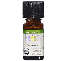 Aura Cacia, Oil Essential Geranium Organic, 0.25 Fl Oz