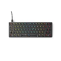 Glorious GMMK Modular Mechanical Gaming Keyboard - Barebone Edition - Compact 60% Size (DIY Assembly Required) - RGB LED Backlit, Hot Swap Switches (Customizable) (Renewed)