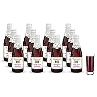 Martinelli's Sparkling Red Grape Juice, 8.4 oz. Pack of 12 Bottles | Non-Alcoholic Drink