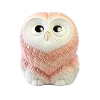 Pottery SA43-11 Shigaraki Ware Love Owl No. 7, Pink