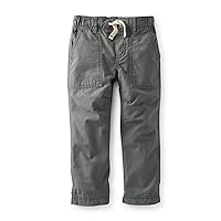 Carter's Baby Boys' Ripstop Pants -Charcoal Grey, 3 Months
