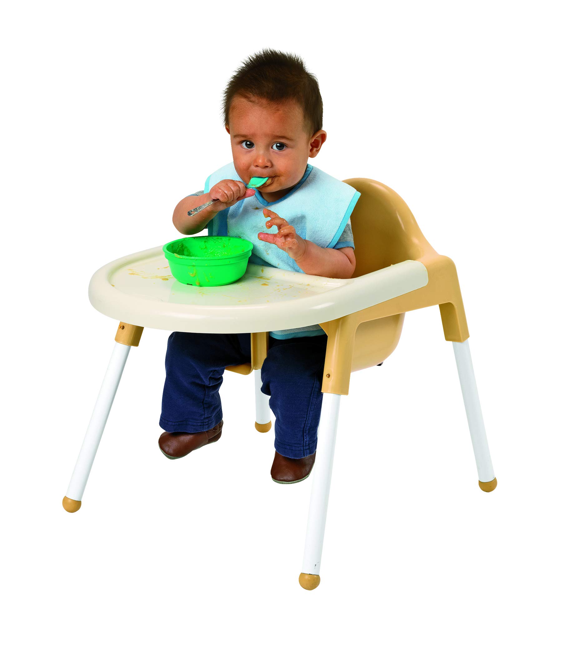 Angeles Feeding Chair, AFB7940, Infant, Baby & Toddler Stacking Nursery Chairs with Harness, Daycare, Homeschool or Classroom Furniture for Girls-Boys