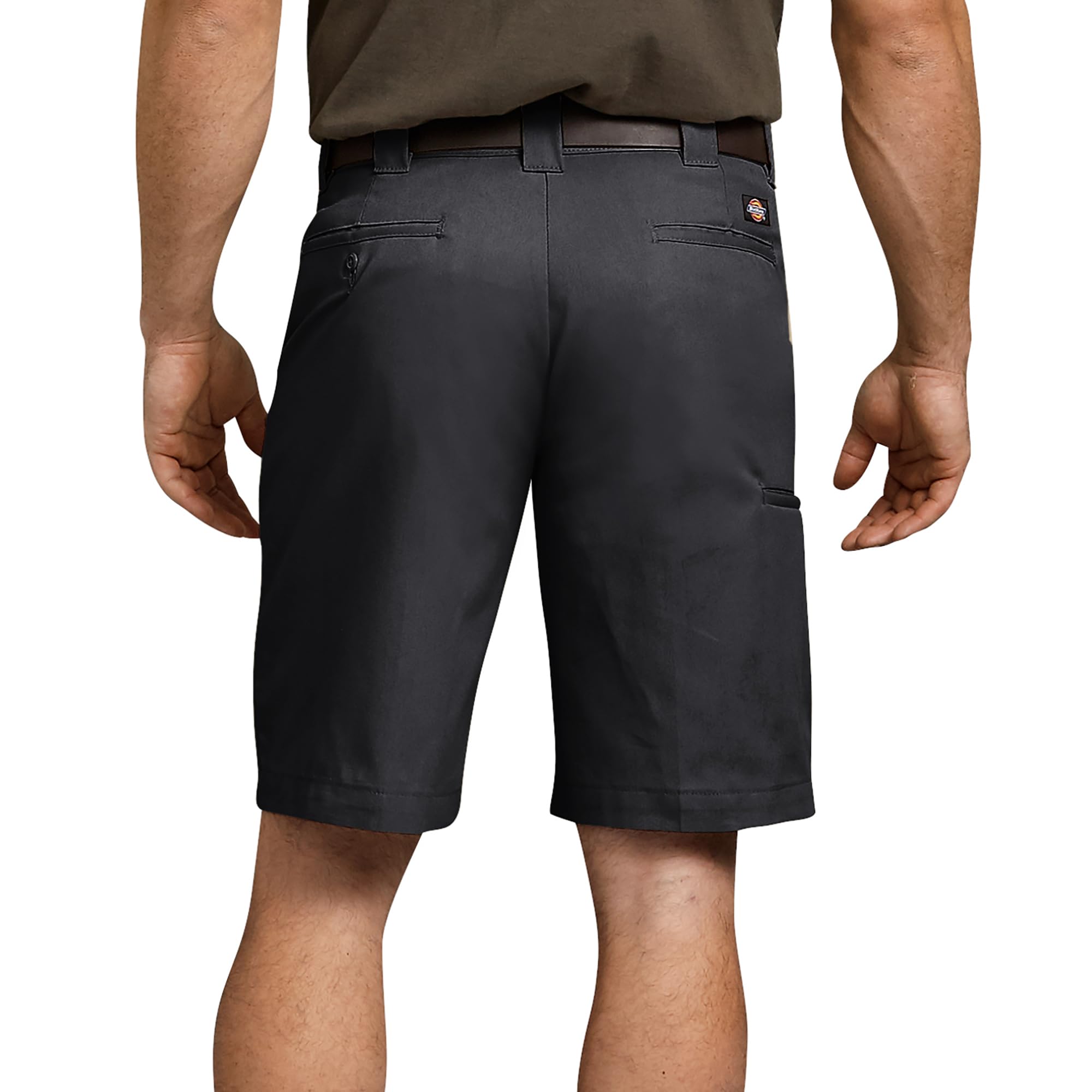 Dickies Men's 11 Inch Relaxed-Fit Stretch-Twill Work Short