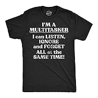 Mens Funny T Shirts Im A Multitasker Sarcastic Novelty Tee for Men