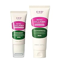 CKD Guasha Neck Cream & Retino Collagen Small Molecule 300 Pore Cleansing Foam