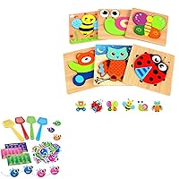 SpringFlower Best Sight Word Game Plus Wooden Puzzle