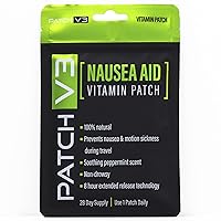 Nausea Aid - Support for Travel - Ginger Root, Chamomile, Peppermint, Aniseed, & B6 Ease Digestion, Gas, & Motion Sickness