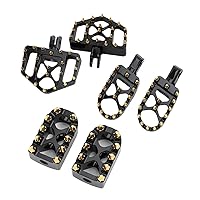 Foot Pegs MX Front Wide Floor Off-Road Rear Pegs Shift Pegs Combo Kit for Harley Softail Fat Boy Sport Glide 2018-2020 Pegs Footrest