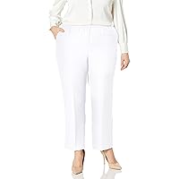 Alfred Dunner Women's Plus Size Poly Proportioned Medium Pant