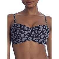 Sunsets Iconic Twist Bandeau Top (EFGH Cups) Fearless Feline Tier 3 (36E/34F/32G)