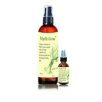Myrtle Grow Plus Vitamin E Oil- The Complete Natural and Potent Treatment For Hair Loss Caused By Alopecia. Naturally Regrows and Thickens Hair, For All Hair Types, For Adults, Children, By Releaf Oil