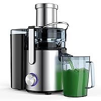 Healnitor 1000W 3-Speed LED Centrifugal Juicer Machines Vegetable and Fruit, 3.5