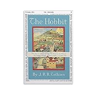 Generic J.R.R. Tolkien The Hobbit Book Cover Poster Canvas Painting Wall Art Poster for Bedroom Living Room Decor 08x12inch(20x30cm) Unframe-style