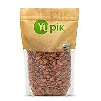Yupik Organic California Almonds, 2.2 lb, Non-Gmo, Vegan, Gluten-Free, Good Source Of Protein, Fiber, Iron & Calcium, Low In Carb