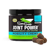 Super Snouts Joint Power 100% Green Lipped Mussels for Dogs & Cats (60 Soft Chews), Joint Supplement for Dogs, Joint Support, Tendons, Ligaments