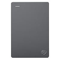 Seagate Basic 2TB USB 3.0 Portable External Hard Drive for PC Laptop (STJL2000400), Gray