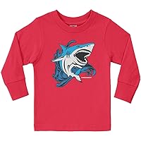 Threadrock Little Boys' Shark Toddler Long Sleeve T-Shirt