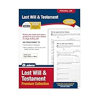 Adams Last Will and Testament with Forms and Instructions (ALFP117),White, 8.5 x 0.12 x 11 inches.