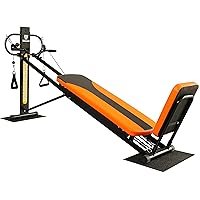 Signature Fitness Multifunctional Home Gym System Workout Station with 15 Resistance Levels, Comes with Resistance Bands and Floor Mats, M700