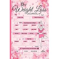 Weight Loss Journal For Women 2023-2024: Diet, Food, Exercise, and Body Measurements