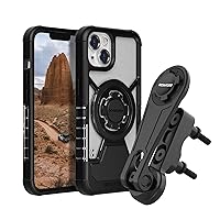 Rokform - iPhone 13 Crystal Case + Motorcycle Perch Phone Mount