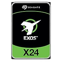 Seagate Exos X24 24TB Enterprise Internal Hard Drive HDD - 6GB/s SATA 7200RPM 2.5M MTBF (ST24000NM002H)