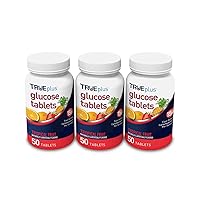 TRUEplus® Glucose Tablets, Tropical Fruit Flavor - 50ct Bottle (3)