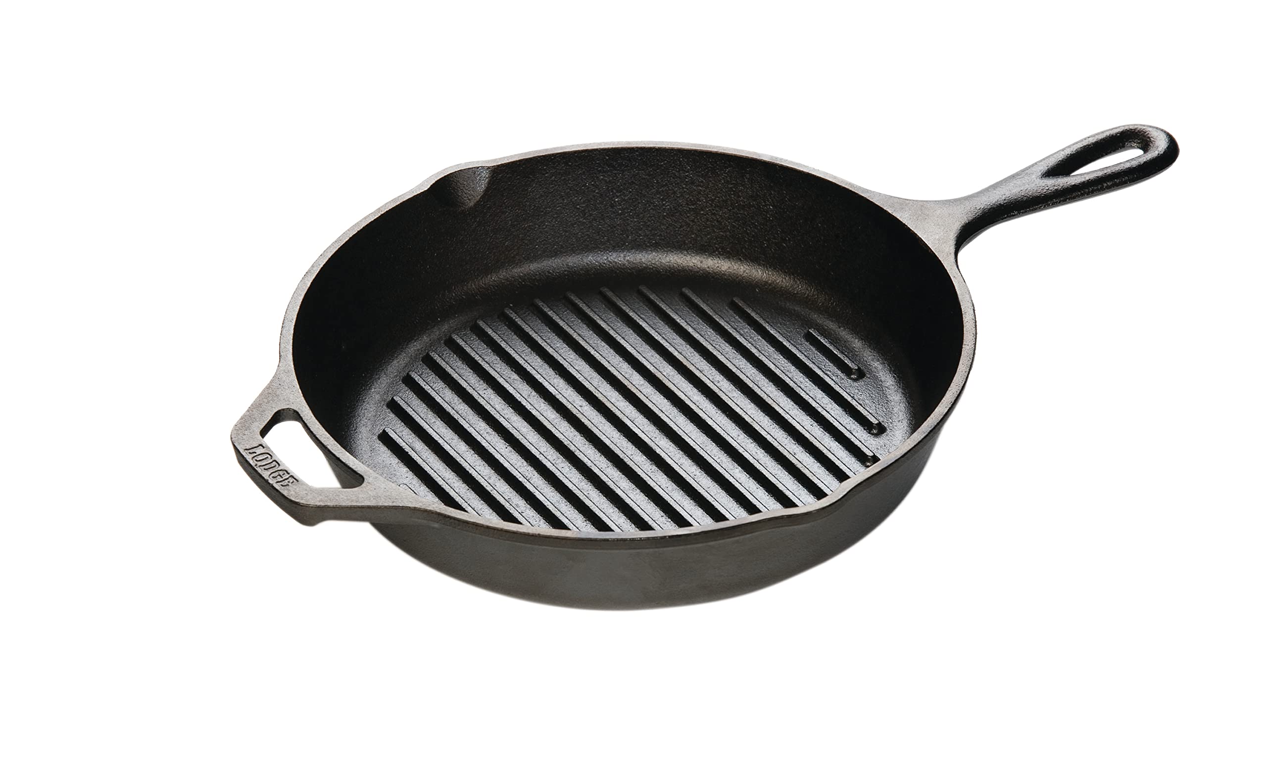 Lodge L8GP3 Cast Iron Grill Pan, 10.25-inch