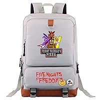 Five Nights at Freddy's Graphic Backpack Lightweight USB Book Bag-Casual Canvas Rucksack for Travel,Outdoor