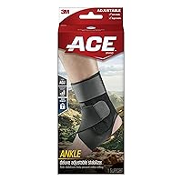 Brand Deluxe Adjustable Ankle Stabilizer, Firm Stabilizing Support for Weak, Sore or Injured Joints, Adjustable Ankle Brace, Breathable, One Size Fits Most