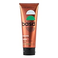 basd Natural Body Wash, Invigorating Mint | Organic & Moisturizing Ingredients, Vegan, Hypoallergenic, 8 Ounce Tube