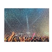 People in Concert Poster Cool Poster Bar Decorative Art Poster Living Room Bedroom Aesthetic Wall Decor Canvas Wall Art Gift 24x32inch(60x80cm)