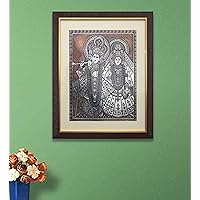 SHREE KALA HOME DECOR Radha Krishna Wall Painting | Ashta Shakthi | 19x15 Inches