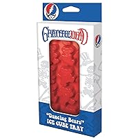 ICUP Grateful Dead Ice Cube Mold Tray | Freezer Bar Items Shapes & Trays | Rock Specialty Molds | Officially Licensed Blue 8.5 x 4.5 x .9