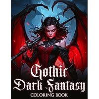 Gothic Dark Fantasy Coloring Book: Allure Realms Coloring Pages About Magic Ladies In Goth-Styled Illustrations For Kids, Teens, And Adults