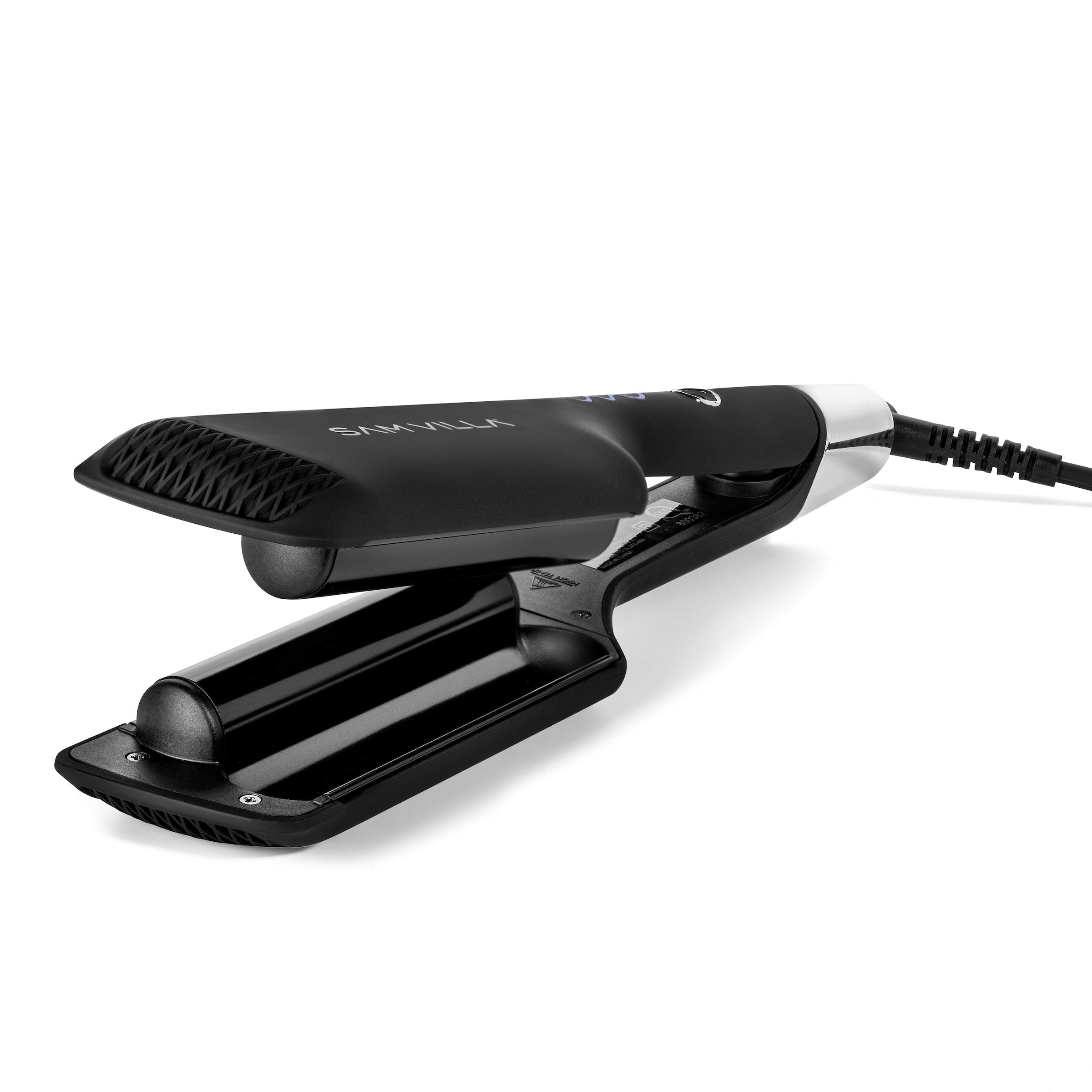 Sam Villa Pro Results Double-Barrel Hair Waver Iron with Variable Temperature Settings 1 Count (Pack of 1)