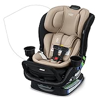 Britax Poplar S Convertible Car Seat, 2-in-1 Car Seat with Slim 17-Inch Design, ClickTight Technology, Sand Onyx