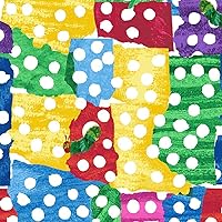 The Very Hungry Caterpillar Dots Multi, Quilting Fabric by the Yard
