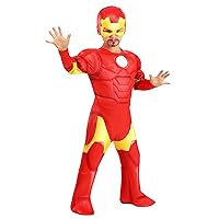 Marvel Iron Man Deluxe Toddler Costume 3T/4T,Red